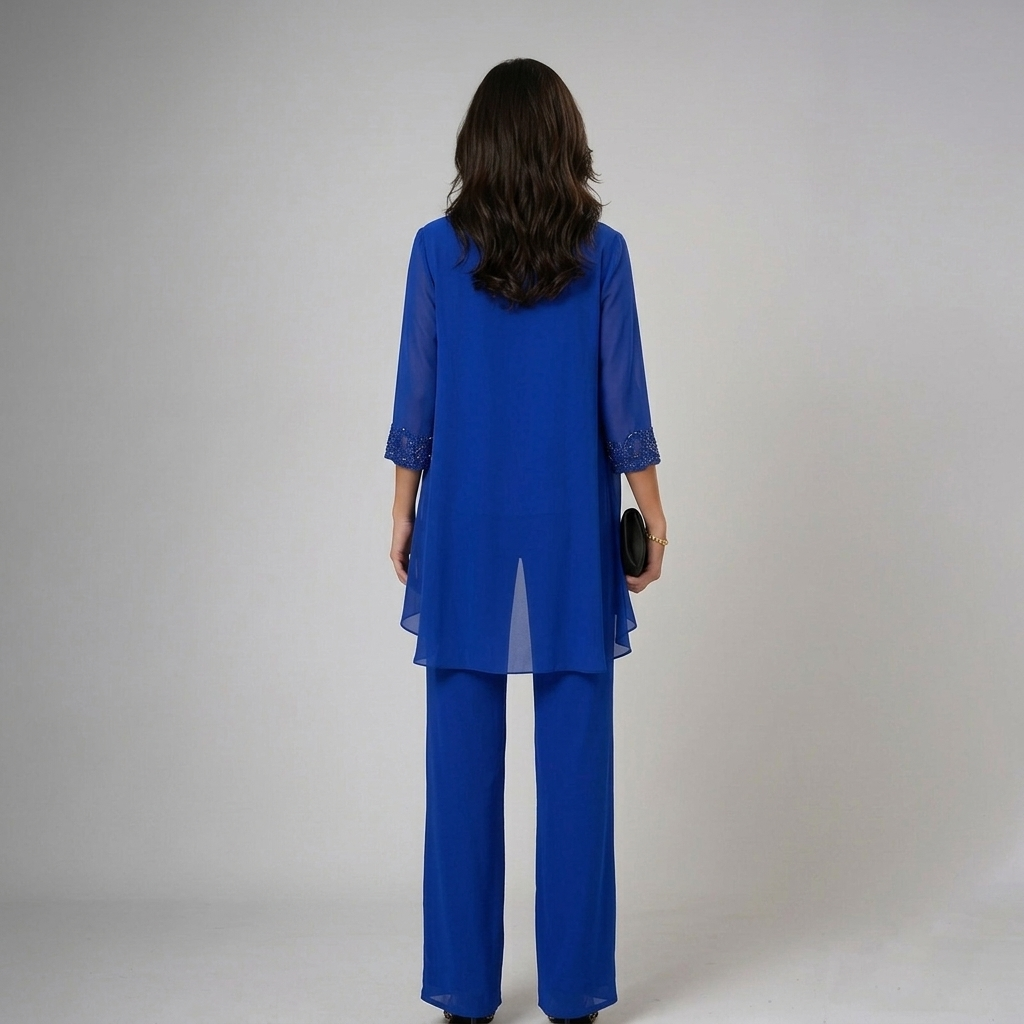 Iva | Lace Trim Three Piece Set