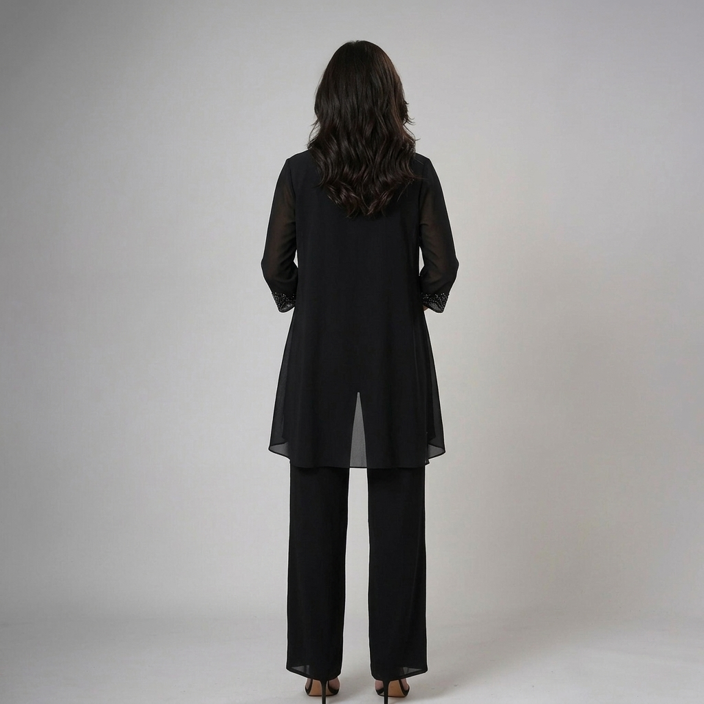 Iva | Lace Trim Three Piece Set